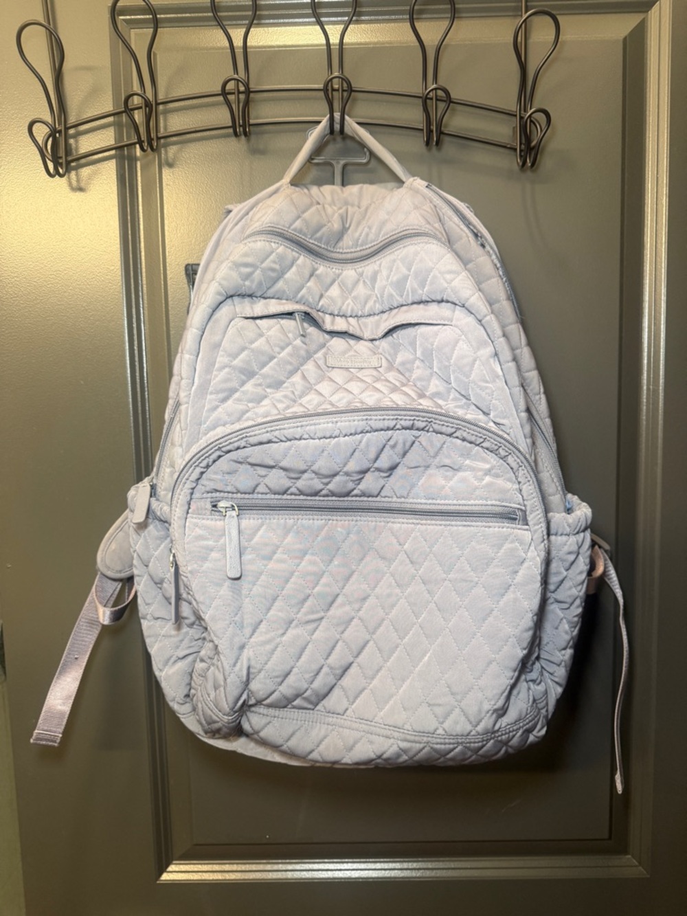 Vera Bradley Essential Backpack Light Gray
